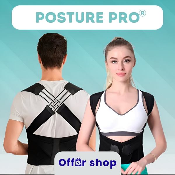 Dile adiós al dolor de espalda - Últimas 9 unidades - Pago contraentrega disponible. Corrector De Postura Pro® UNISEX